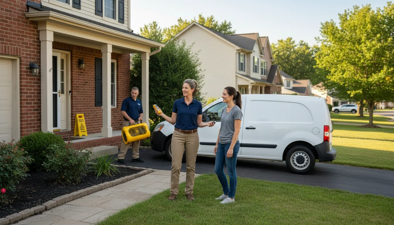 Residential water damage restoration in Bayfield, CO